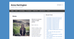 Desktop Screenshot of annaharringtonmedia.com