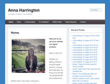 Tablet Screenshot of annaharringtonmedia.com